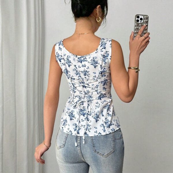 Top lace up for women - Image 4
