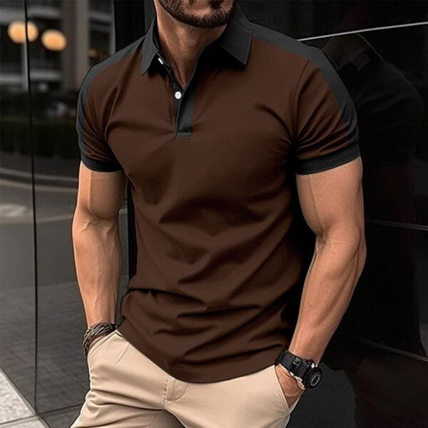 Casual polo shirt fashionable | Luxury 1 - Image 3