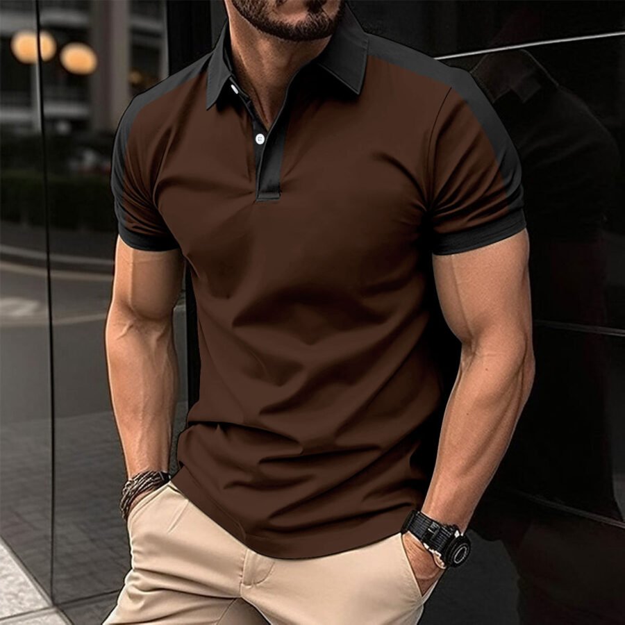 Casual polo shirt fashionable | Luxury 1 - Image 3