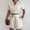 Women's short sleeved jumpsuit - Image 4