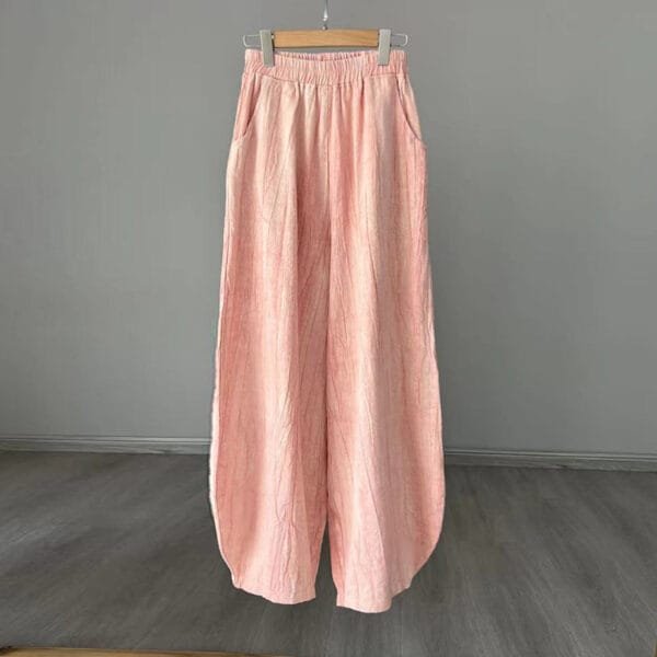 casual pants cotton and linen - Image 16
