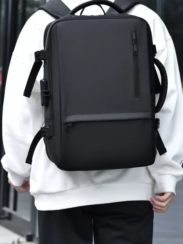 Multi-Pockets  Straps Backpack - Image 5