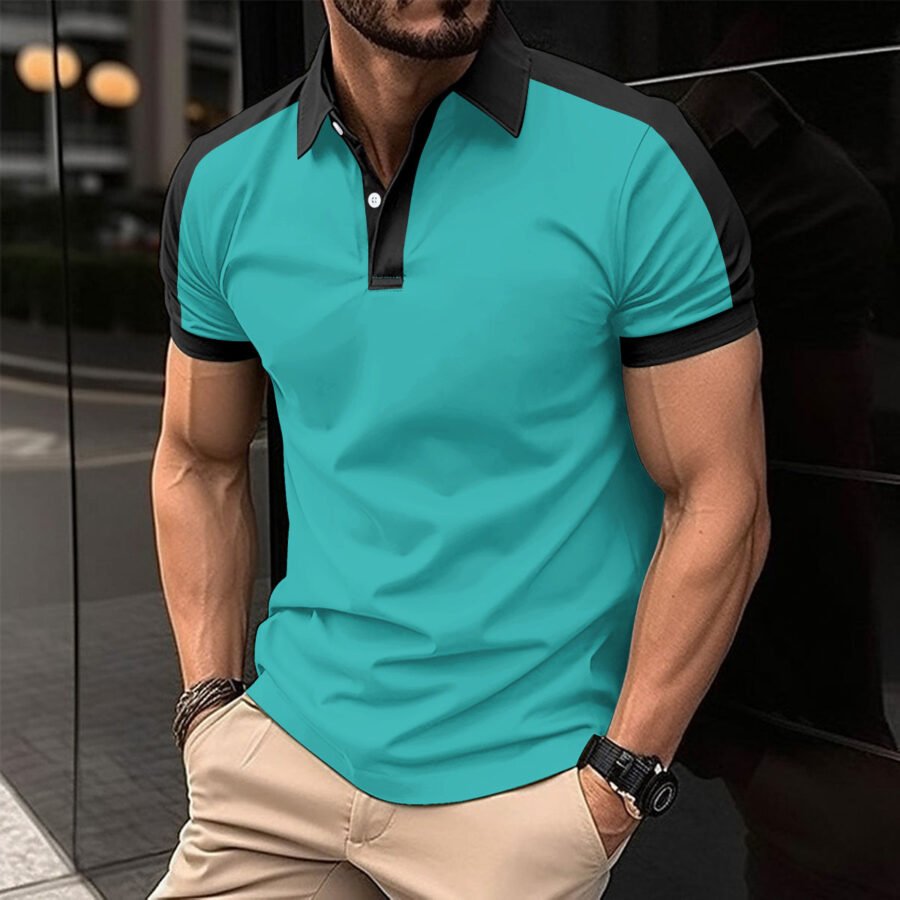 Casual polo shirt fashionable | Luxury 1 - Image 7