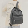 PU Leather Zip Backpack Bag - Image 13