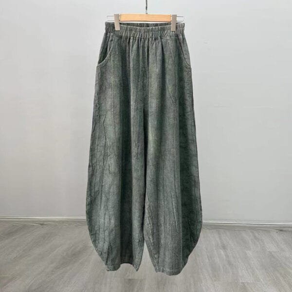 casual pants cotton and linen - Image 18