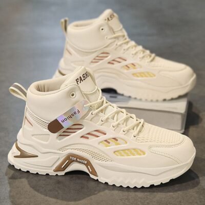 Breathable high top shoes