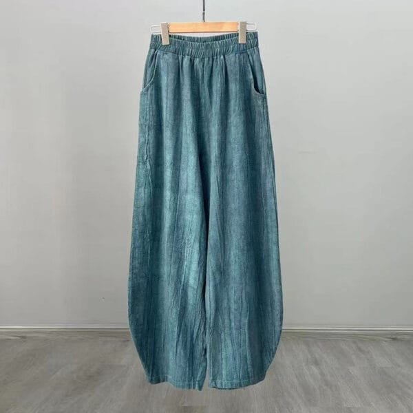 casual pants cotton and linen - Image 17