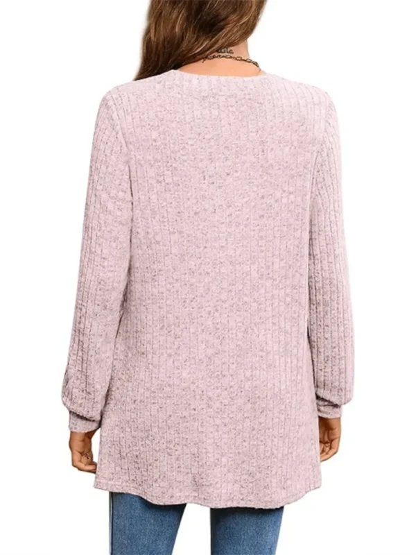 Pocketed Long Sleeve T-Shirt - Image 6