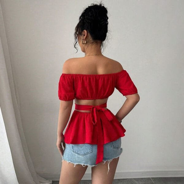 Off Shoulder T-shirt - Image 3