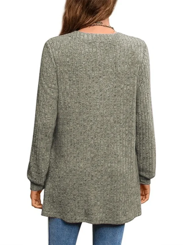 Pocketed Long Sleeve T-Shirt - Image 15