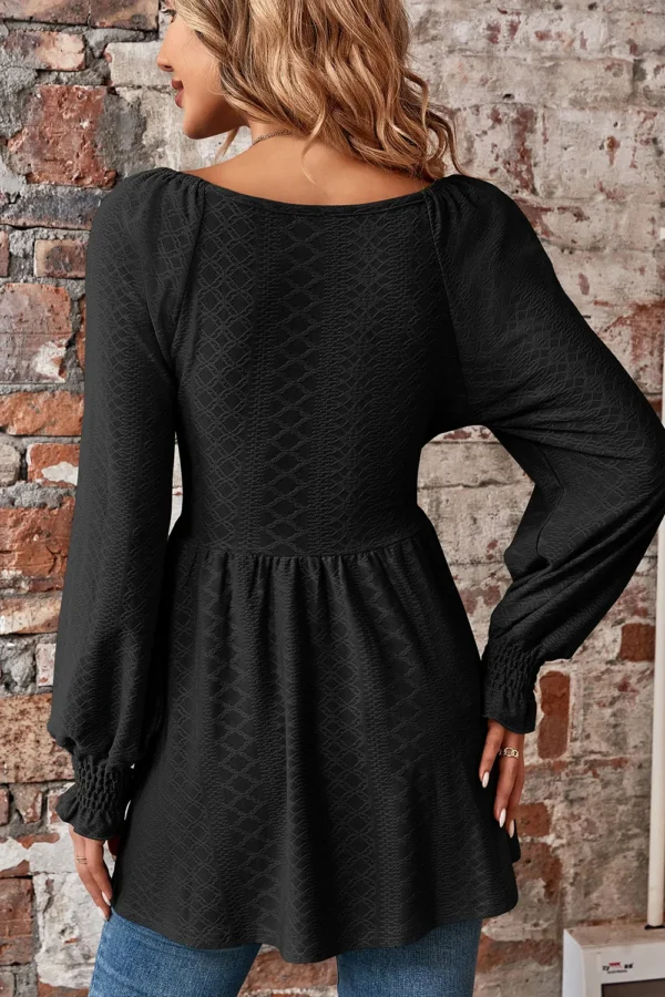 Jacquard  T-shirt top for women - Image 16