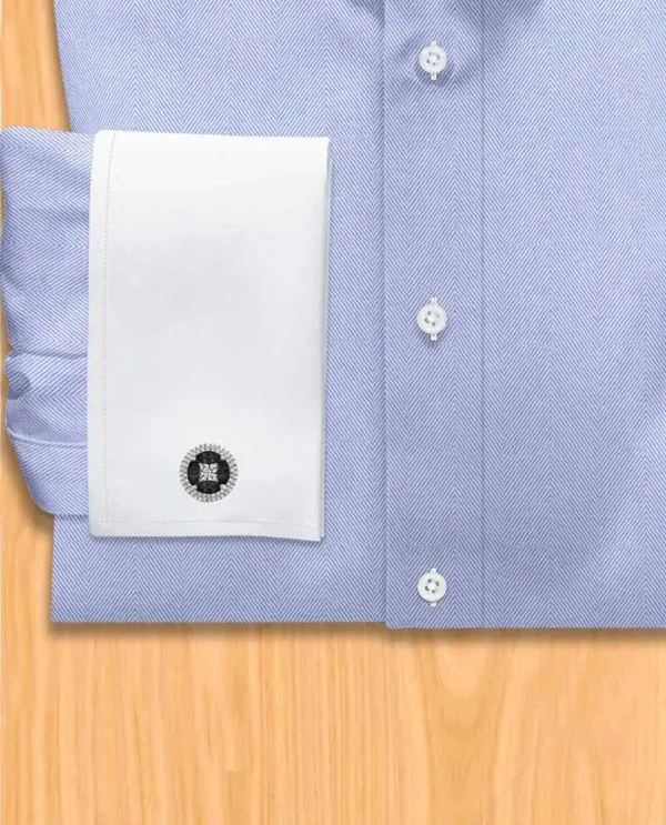 Light Blue Pin Collar Shirt