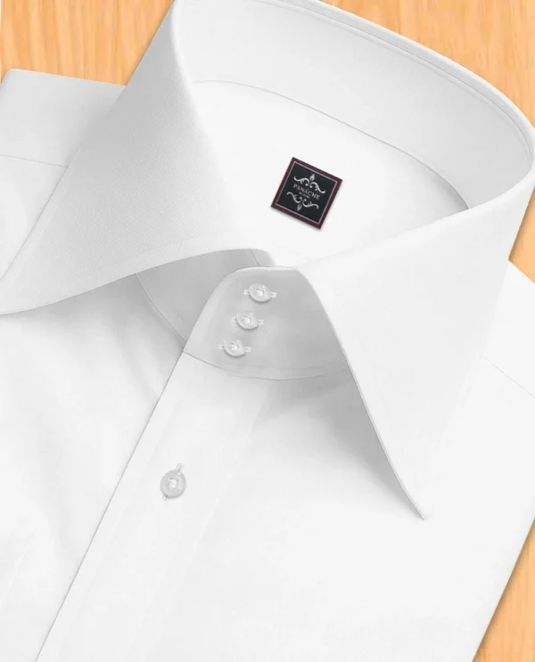 Big Collar White Dress Shirt