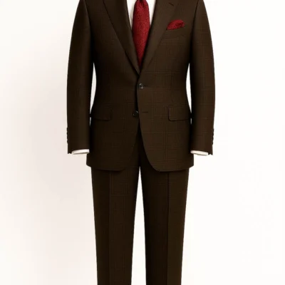 Men Brown Suit