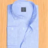 Mens Blue Linen Shirt