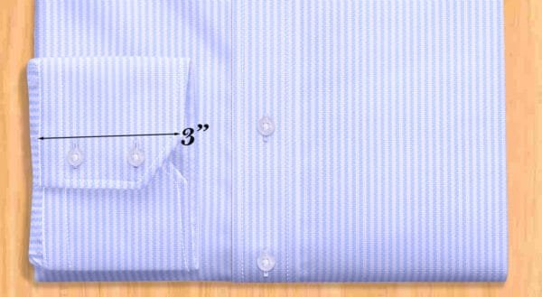 Blue and White Striped Dress Shirt