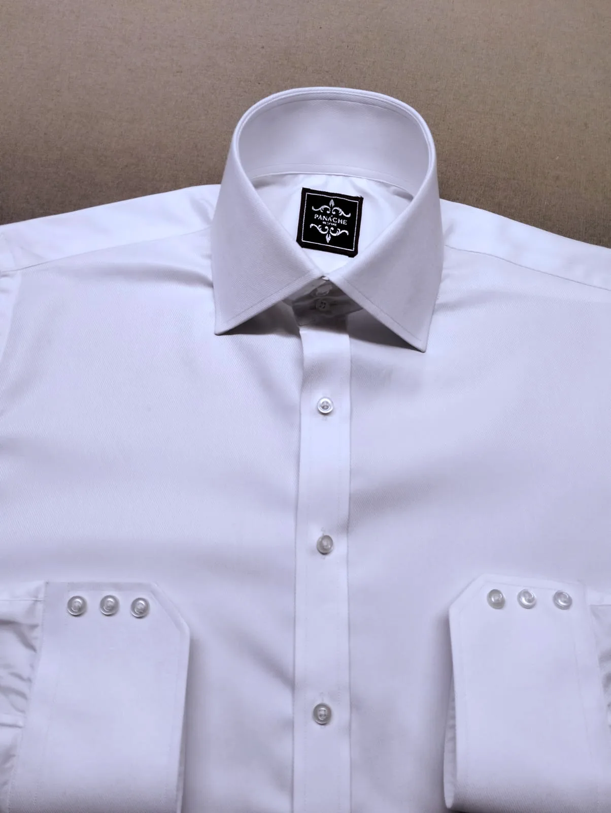 Cotton White Button Up Shirt