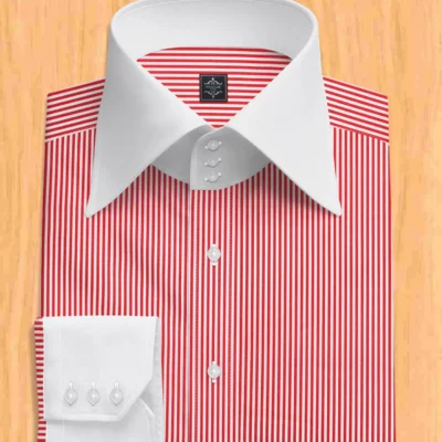 Red Striped Dress Shirt