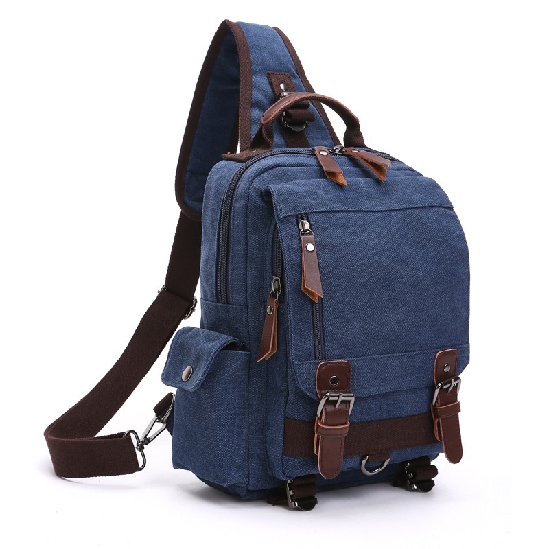 Canvas Backpack Men Travel Back Pack Multifunctional Shoulder Bag for Women Laptop Rucksack School Bags Female Daypack - Image 13