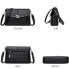 Women Fashion Tote Bag High Quality Soft Leather Ladies Handbags Female Small Shoulder Crossbody Bags for Ladies - Image 3