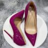 Tikicup Purple Croc-Effect Women Sexy Pattern Extremely High Heels Slip On Pointed Toe Stiletto Pumps Ladies Chic Party Shoes - Image 3