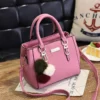 women hairball ornaments totes solid sequined handbag hotsale party purse ladies messenger crossbody shoulder bags - Image 5