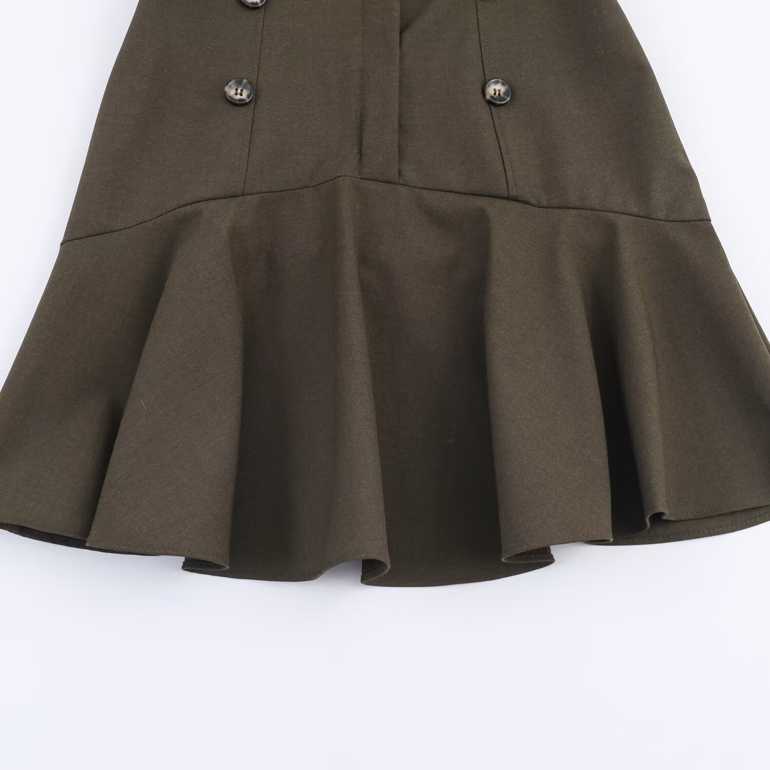 Style Women's Fashionable Sleeveless Layered Dress with Pad Shoulder Detail - Image 4