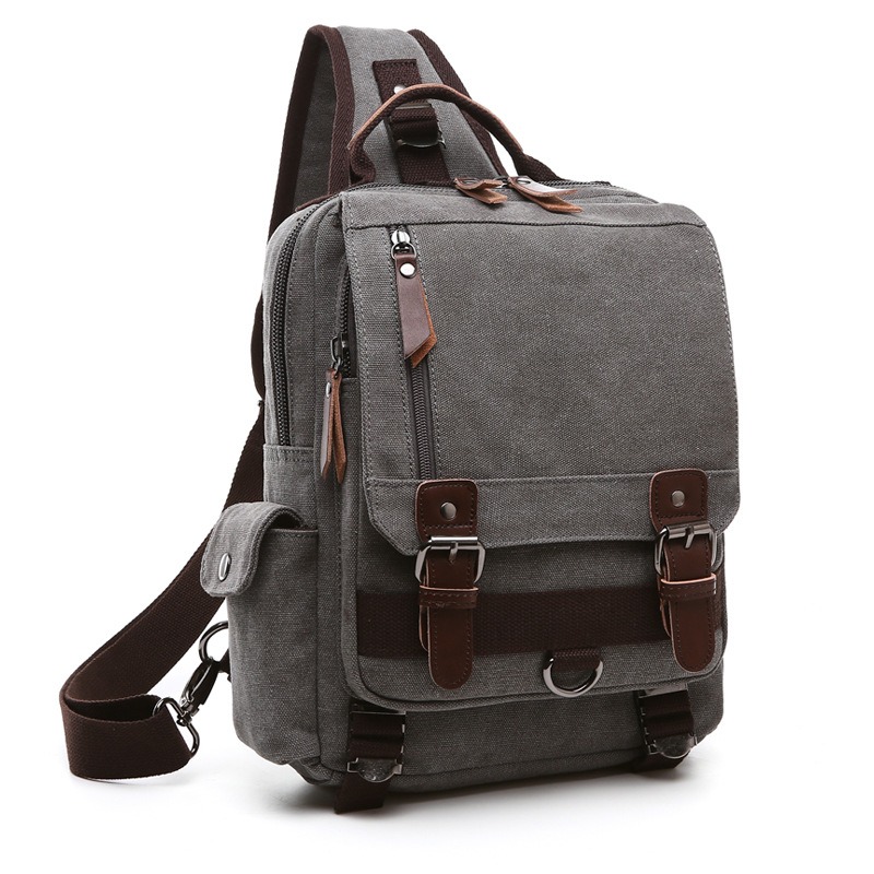 Canvas Backpack Men Travel Back Pack Multifunctional Shoulder Bag for Women Laptop Rucksack School Bags Female Daypack - Image 19