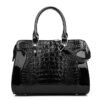 Fashion Crocodile Pattern Ladies Handbag Solid Color Shoulder Bag High Quality Leather
