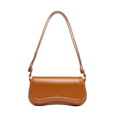 New French Fashion Blogger Retro Leather Square Bag Underarm Bag Casual Versatile Office Ladies Bags Women