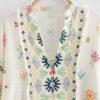 Chic Linen Blend Printed Dress - Image 2