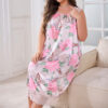 Plus Size New Hot Selling Women's Short Sleeve Nightgown Loose Casual Romantic Homewear - Image 2