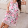 Plus Size New Hot Selling Women's Short Sleeve Nightgown Loose Casual Romantic Homewear - Image 3