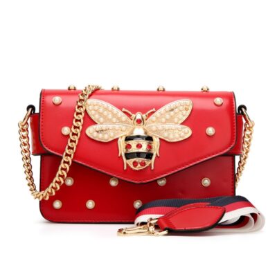 Luxury Handbags Women Bags Designer Vintage Small Little Bee Flap Bag