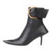 New Brand Sexy Women's Ankle Boots Thin High Heel Pointed Toe Fashion Zipper Short Boots Party Shoes Black Green Big Size - Image 14