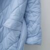 Maxi robe-length puffer coat in Khaki - Panache Bespoke