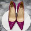 Tikicup Purple Croc-Effect Women Sexy Pattern Extremely High Heels Slip On Pointed Toe Stiletto Pumps Ladies Chic Party Shoes - Image 4