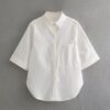 Women's Clothing Imitation Linen Blouse - Image 6