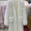 Fox Fur Knited Coat Women Winter High Quality Luxury Fur Jacket