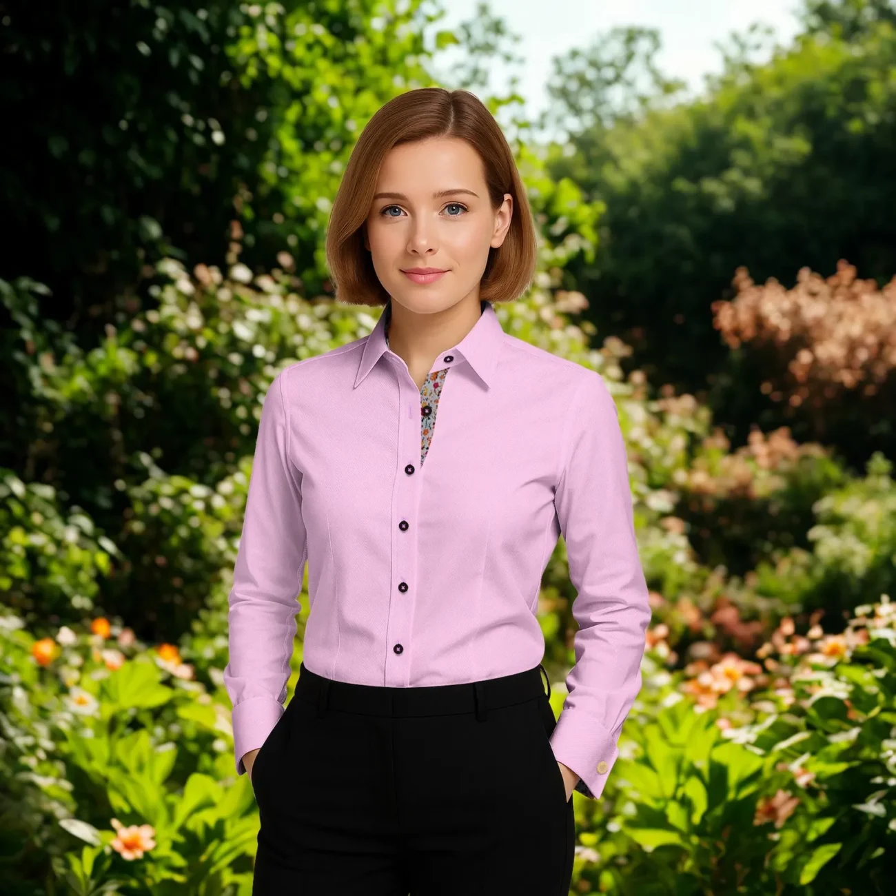 Womens Dress Shirts Long Sleeve