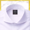 Cutaway Collar White Dress Shirt