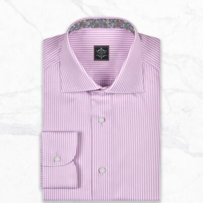 Pink Striped Dress Shirt