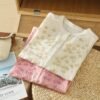 Women Linen Shirt with Floral Embroidery, Loose Fit Retro Cotton Linen Long Sleeve Top - Image 3