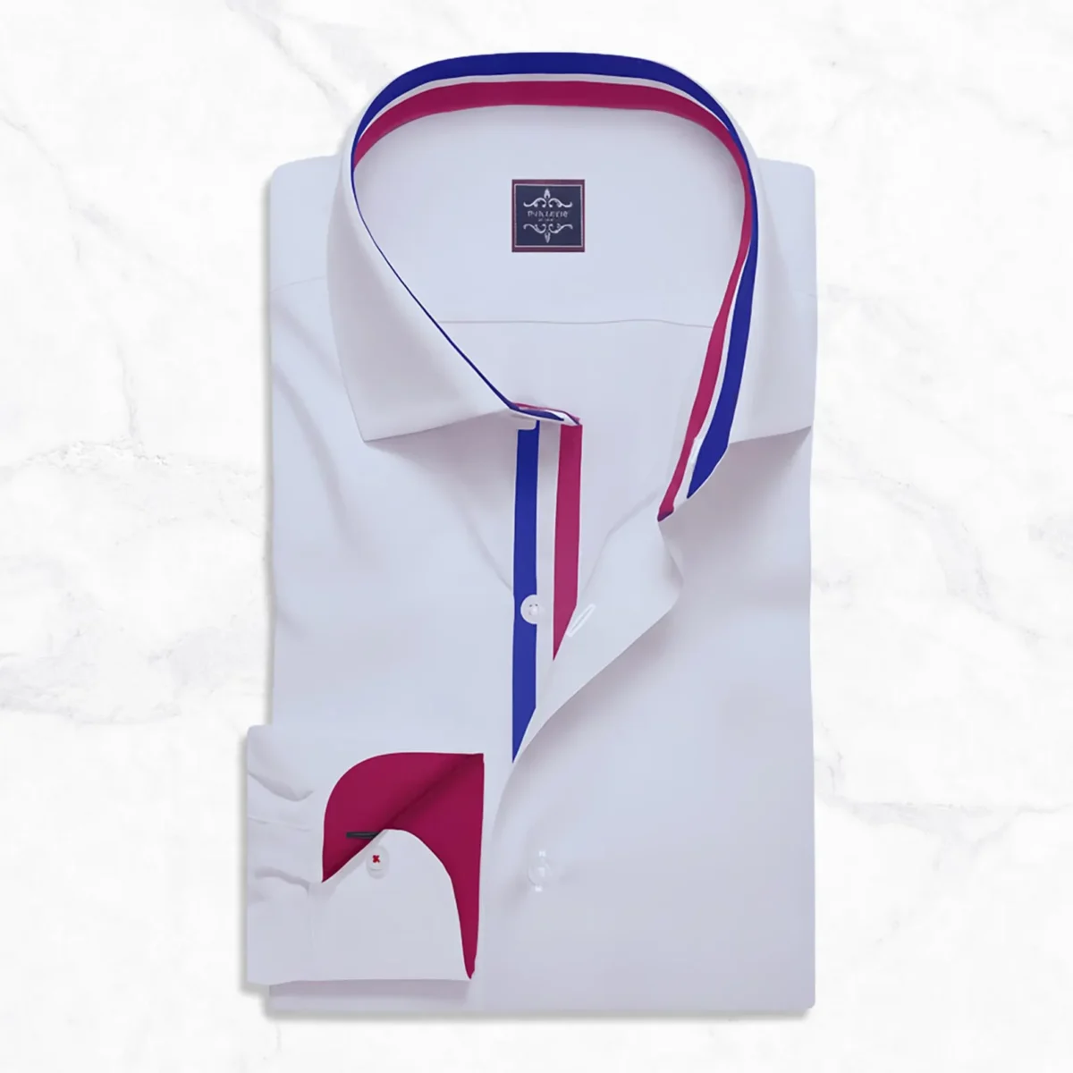 Best White Dress Shirt for Men Giza Cotton Poplin — slim fit