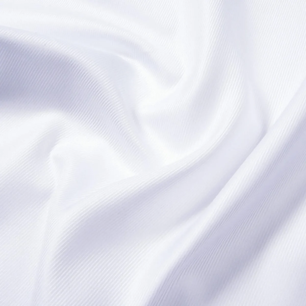 Men's White Giza Cotton Twill Dress Shirt twill fabric