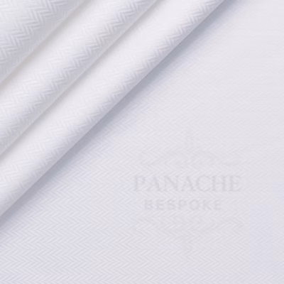 Personalized Mens Dress Shirts, Custom Made Dress Shirt, 100% Luxury Giza Cotton White Herringbone, Custom Fit Mens Shirt